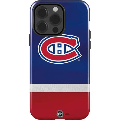 NHL Montreal Canadiens Jersey iPhone 15 Pro Impact Case